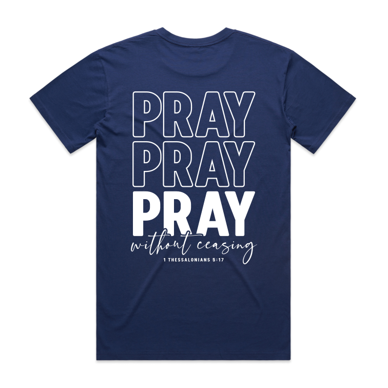Pray (Men's T-Shirt) BACK