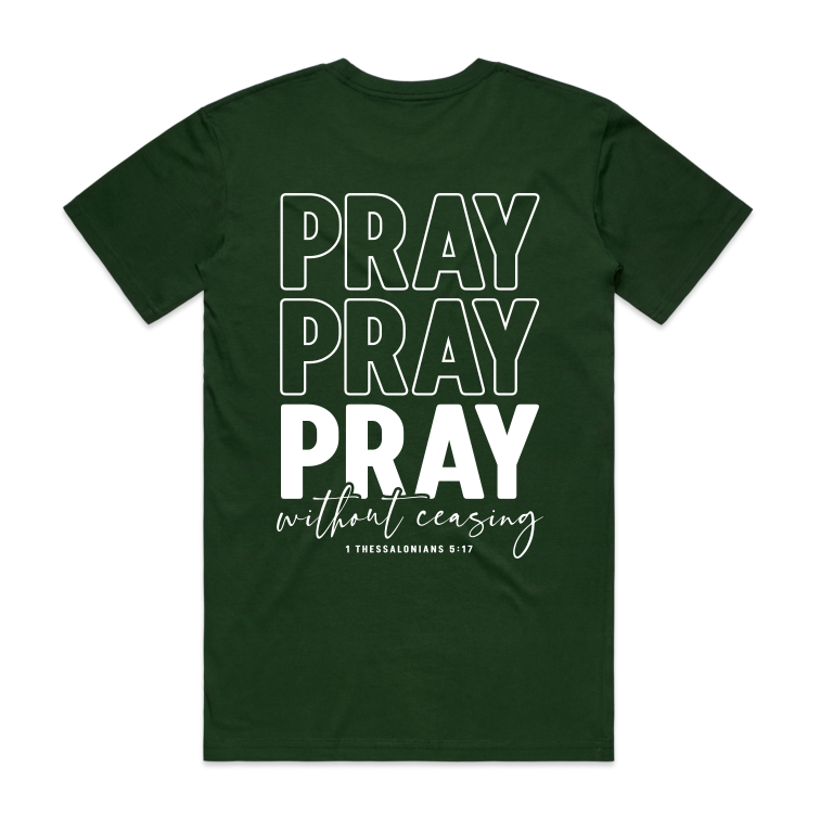 Pray (Men's T-Shirt) BACK
