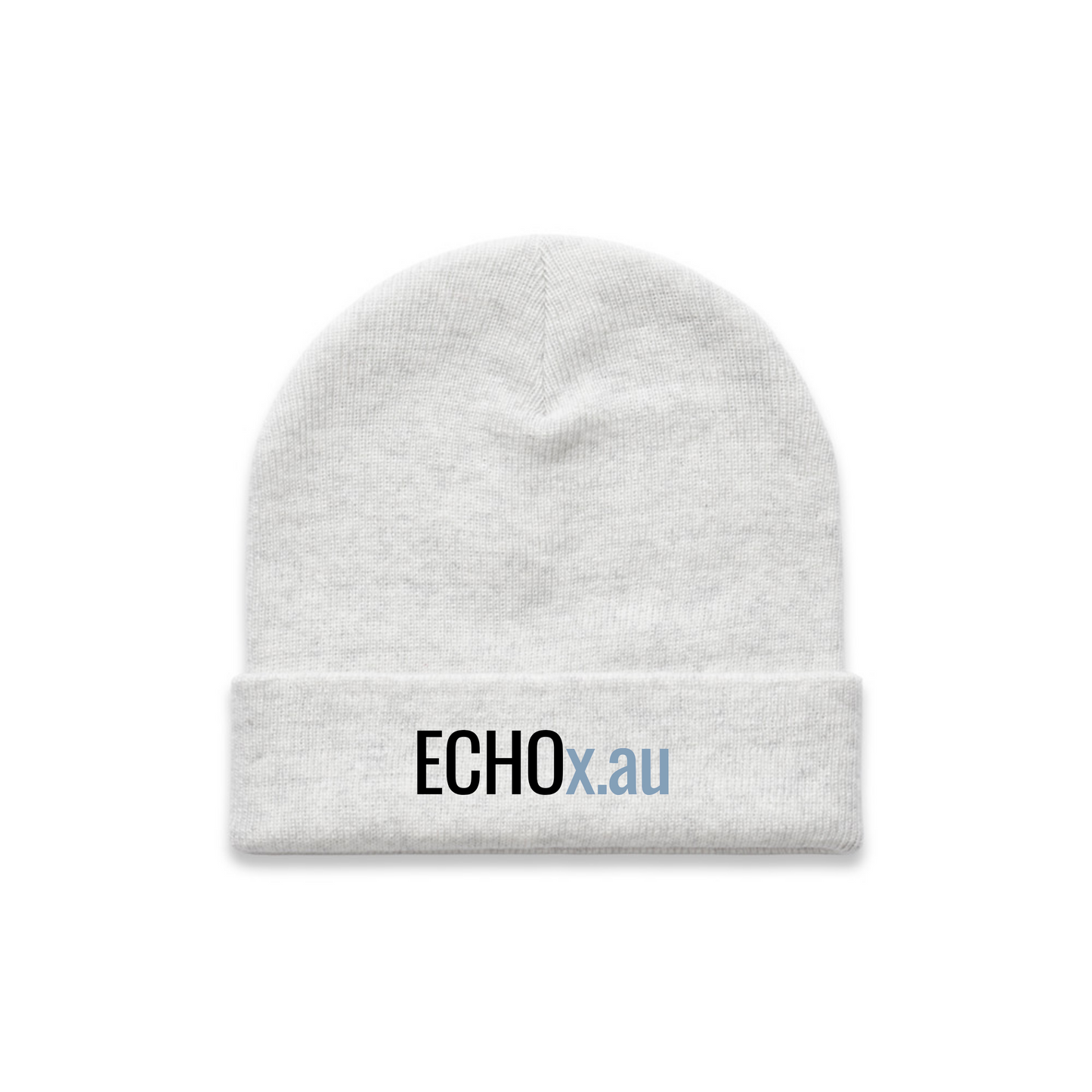 Echo Cuff Knit Beanie - White
