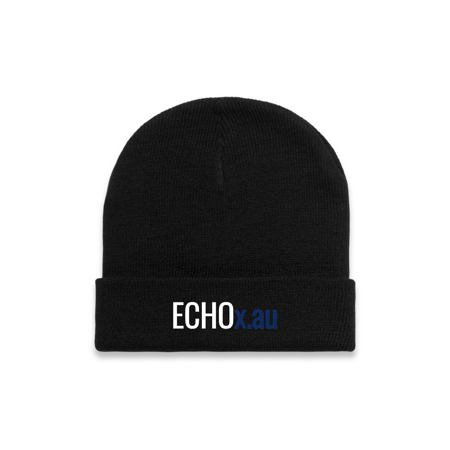 Echo Cuff Knit Beanie - Black