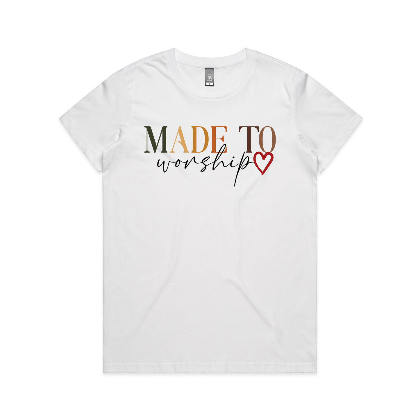Made to Worship Colour (Women's T-Shirt)