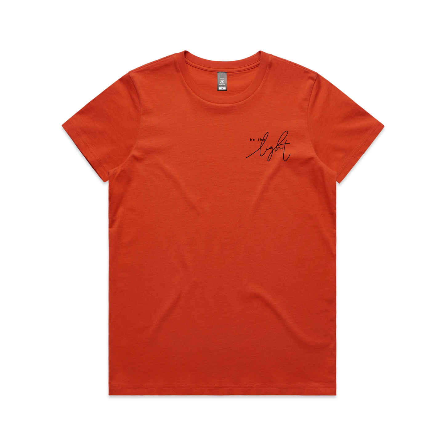 Be the Light Chest Print (Women's T-Shirt)