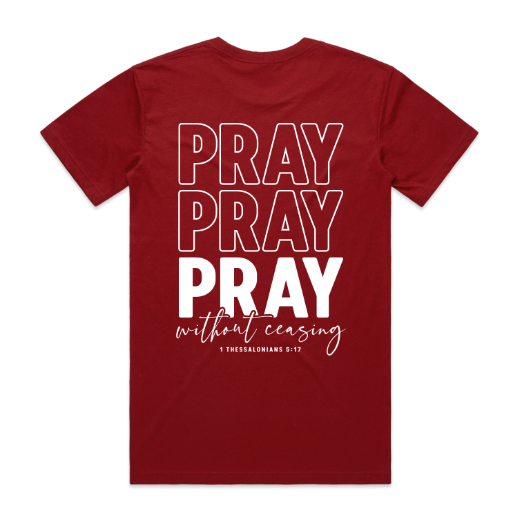 Pray (Men's T-Shirt) BACK