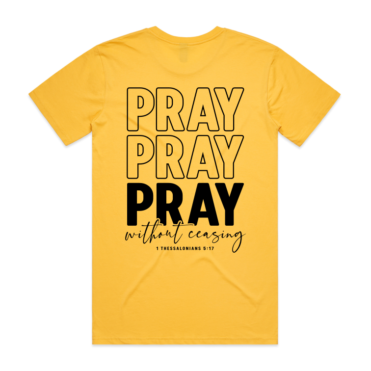 Pray (Men's T-Shirt) BACK