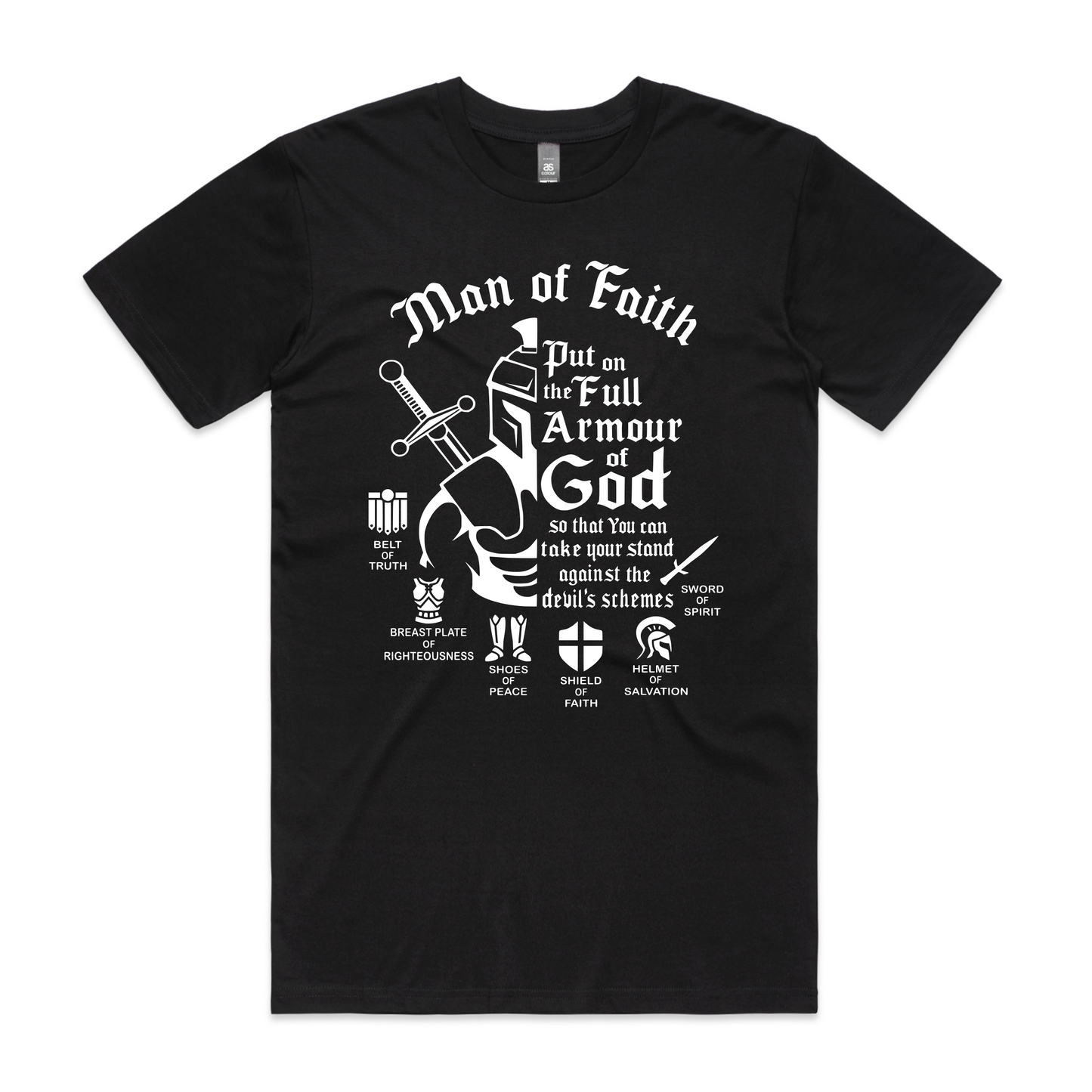 Armour of God (Men's T-shirt) FRONT