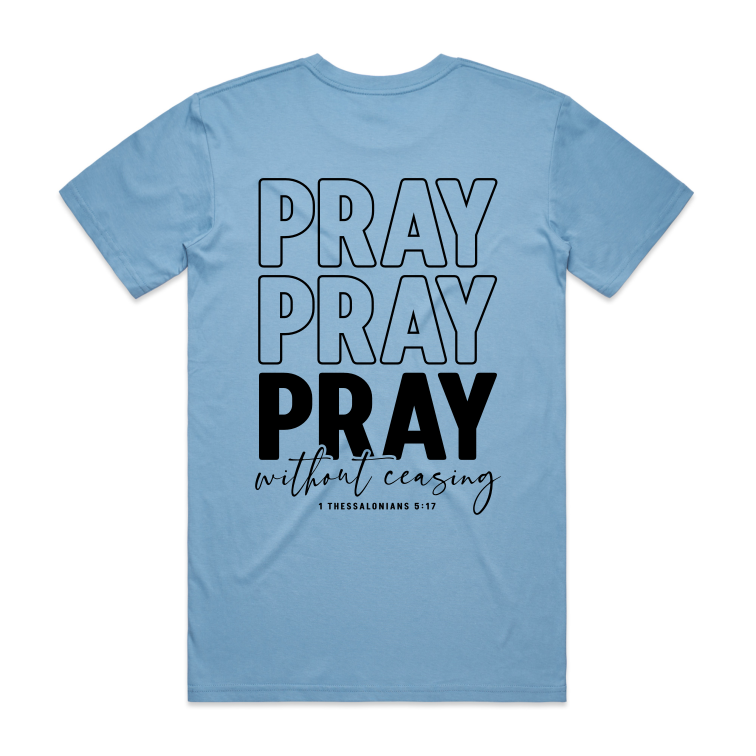 Pray (Men's T-Shirt) BACK