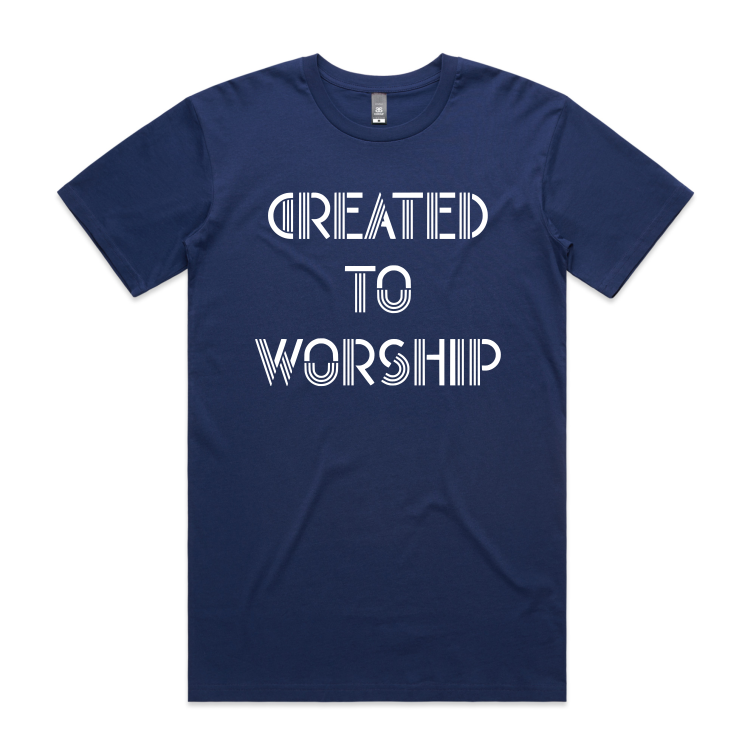 Created to worship (Men's T-Shirt)