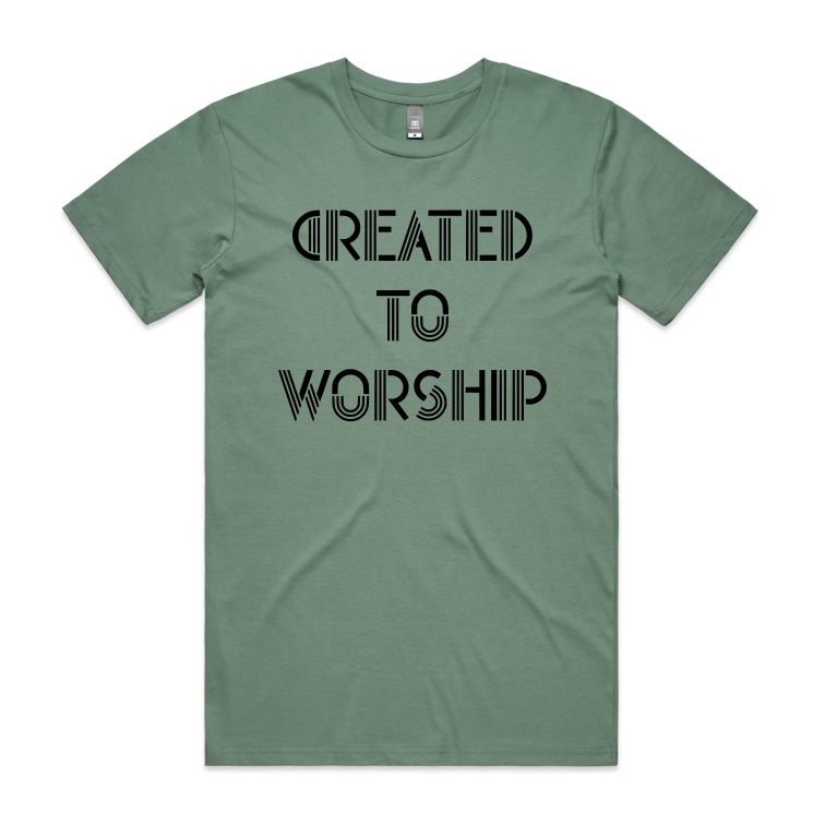 Created to worship (Men's T-Shirt)