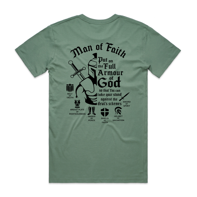 Armour of God (Men's T-shirt) BACK