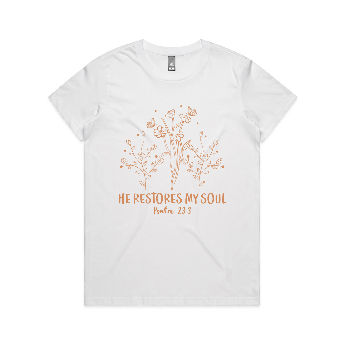He Restores my Soul Colour (Women's T-Shirt)