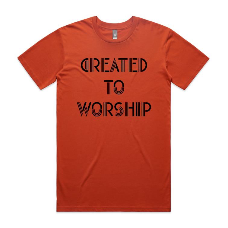 Created to worship (Men's T-Shirt)