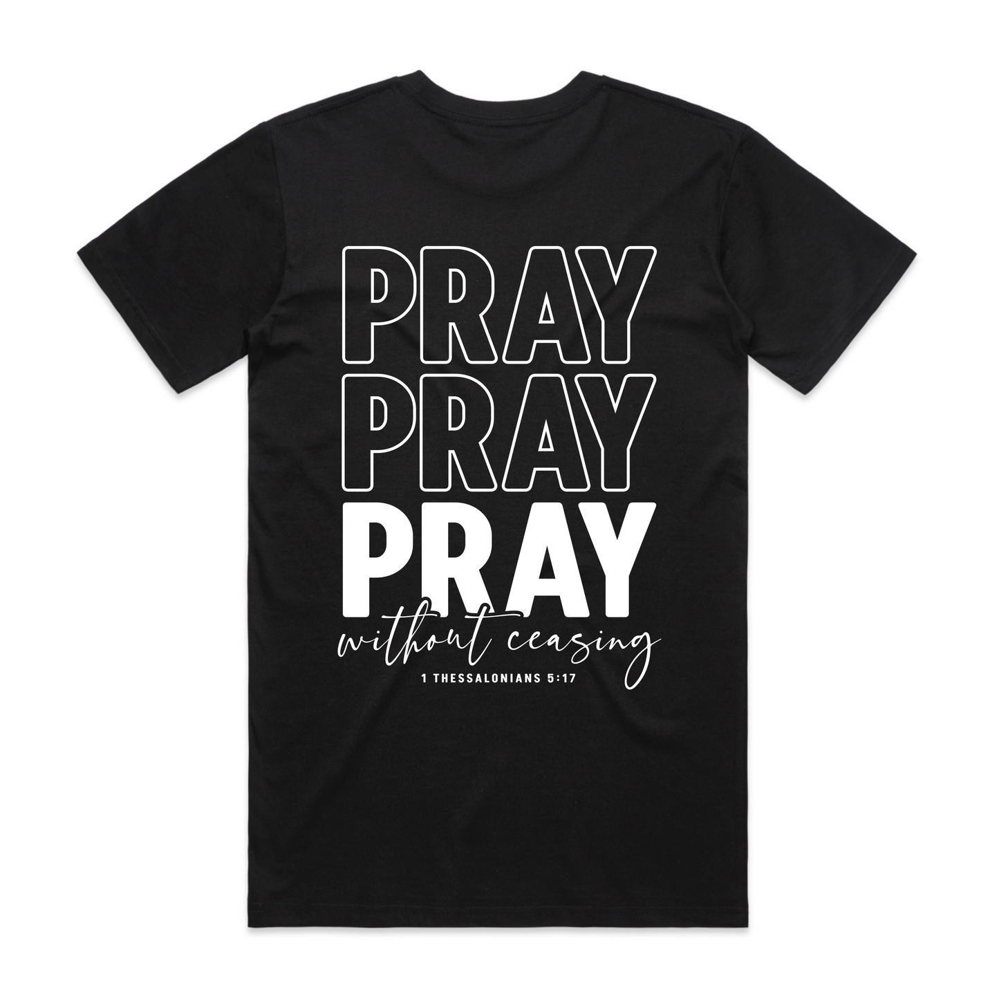 Pray (Men's T-Shirt) BACK
