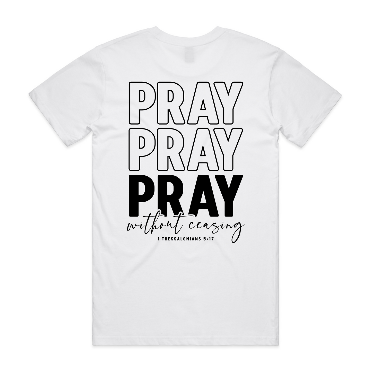 Pray (Men's T-Shirt) BACK