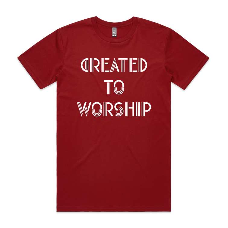 Created to worship (Men's T-Shirt)