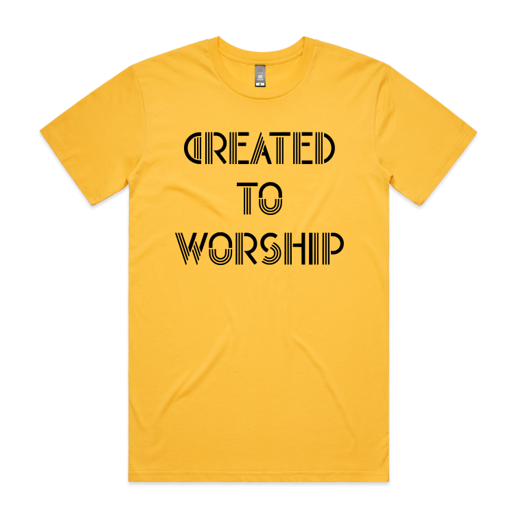 Created to worship (Men's T-Shirt)