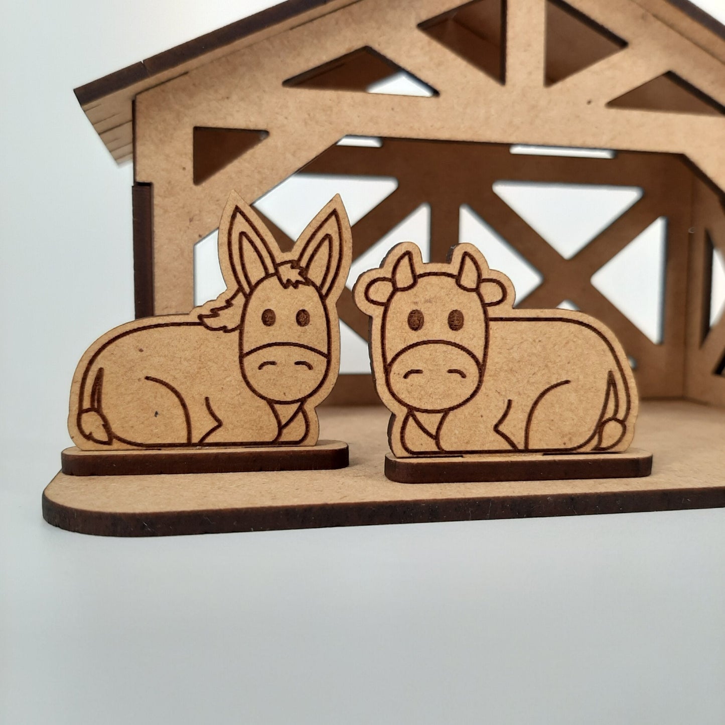 Child's Nativity Scene - MDF - Christmas Craft Activity