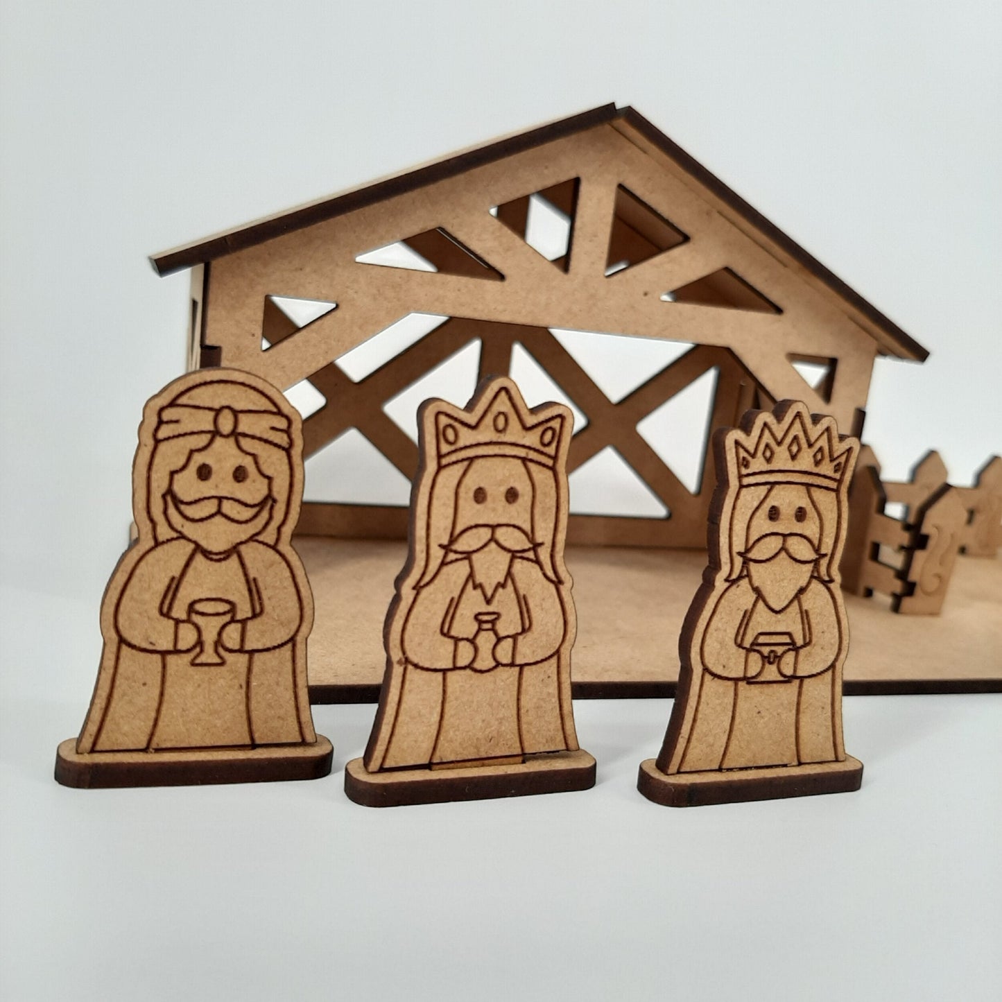 Child's Nativity Scene - MDF - Christmas Craft Activity