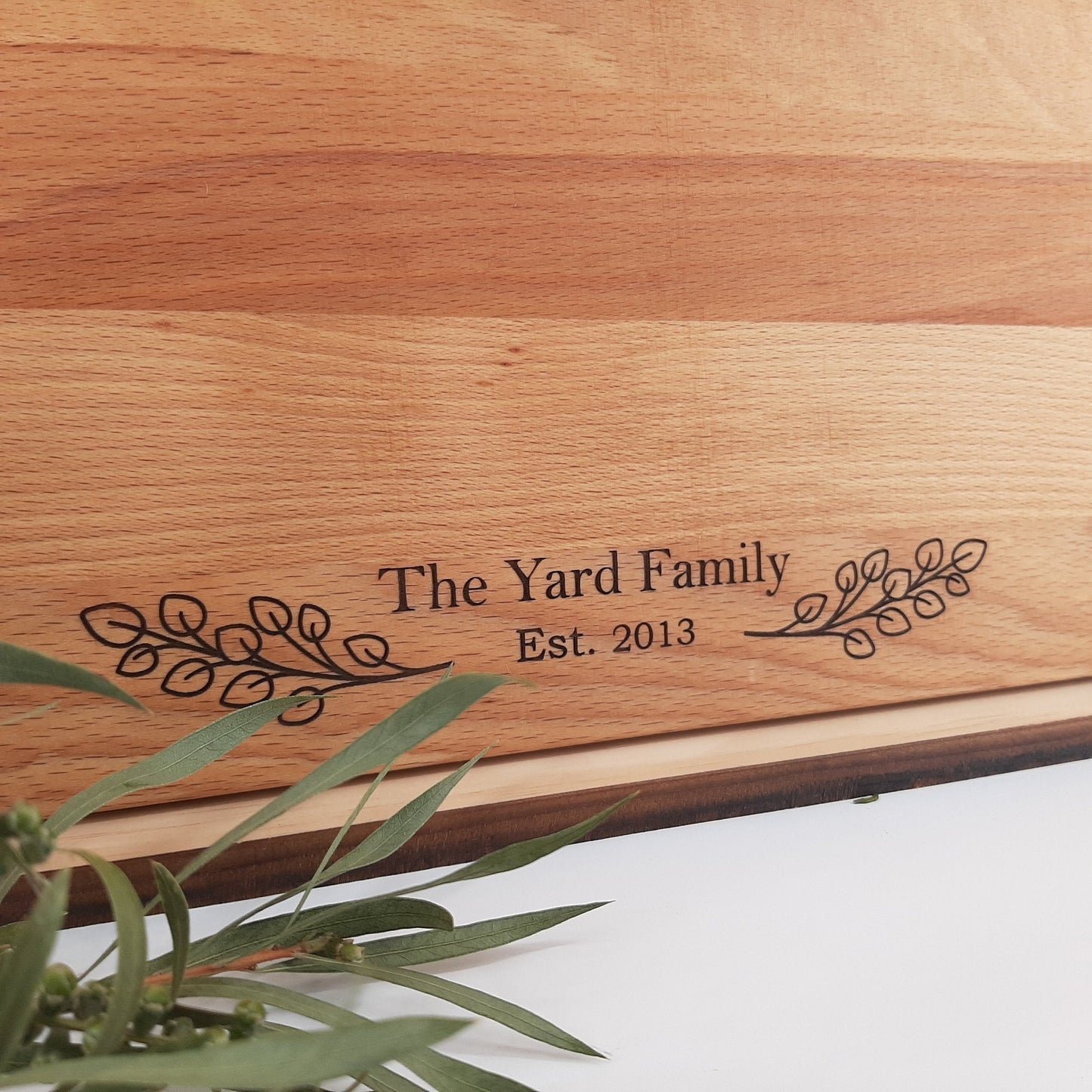 Engraved Wooden Serving Board (Large 30cm x 42cm)