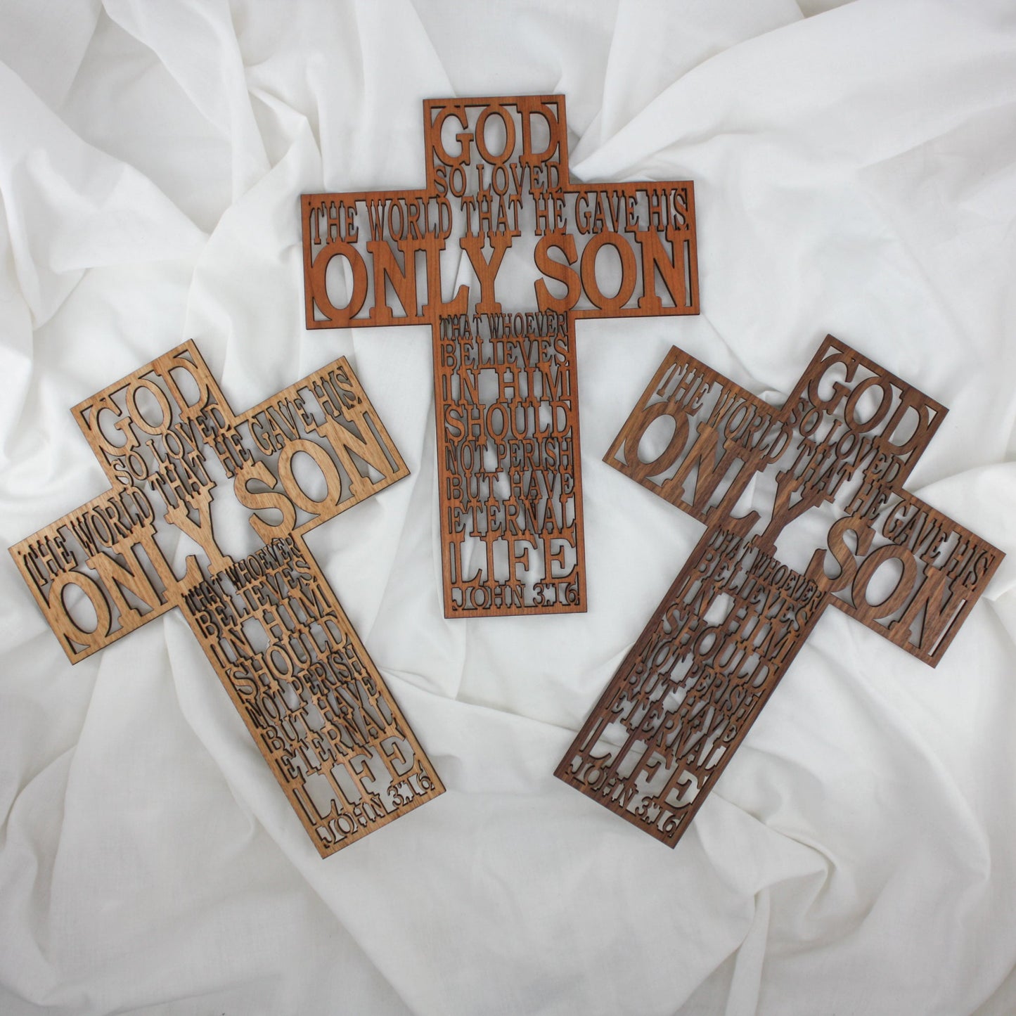 John 3:16 Wooden Cross