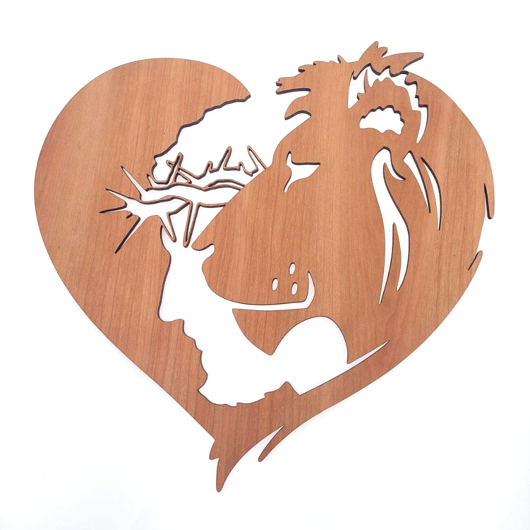 Lion and Lamb Plaque