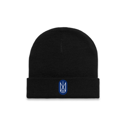Echo Cuff Knit Beanie - Black