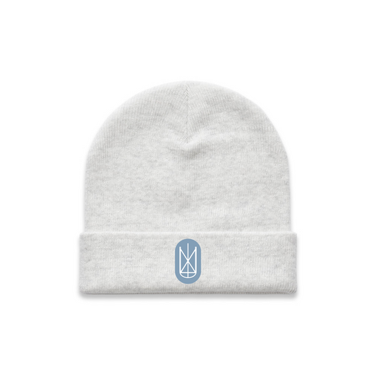 Echo Cuff Knit Beanie - White