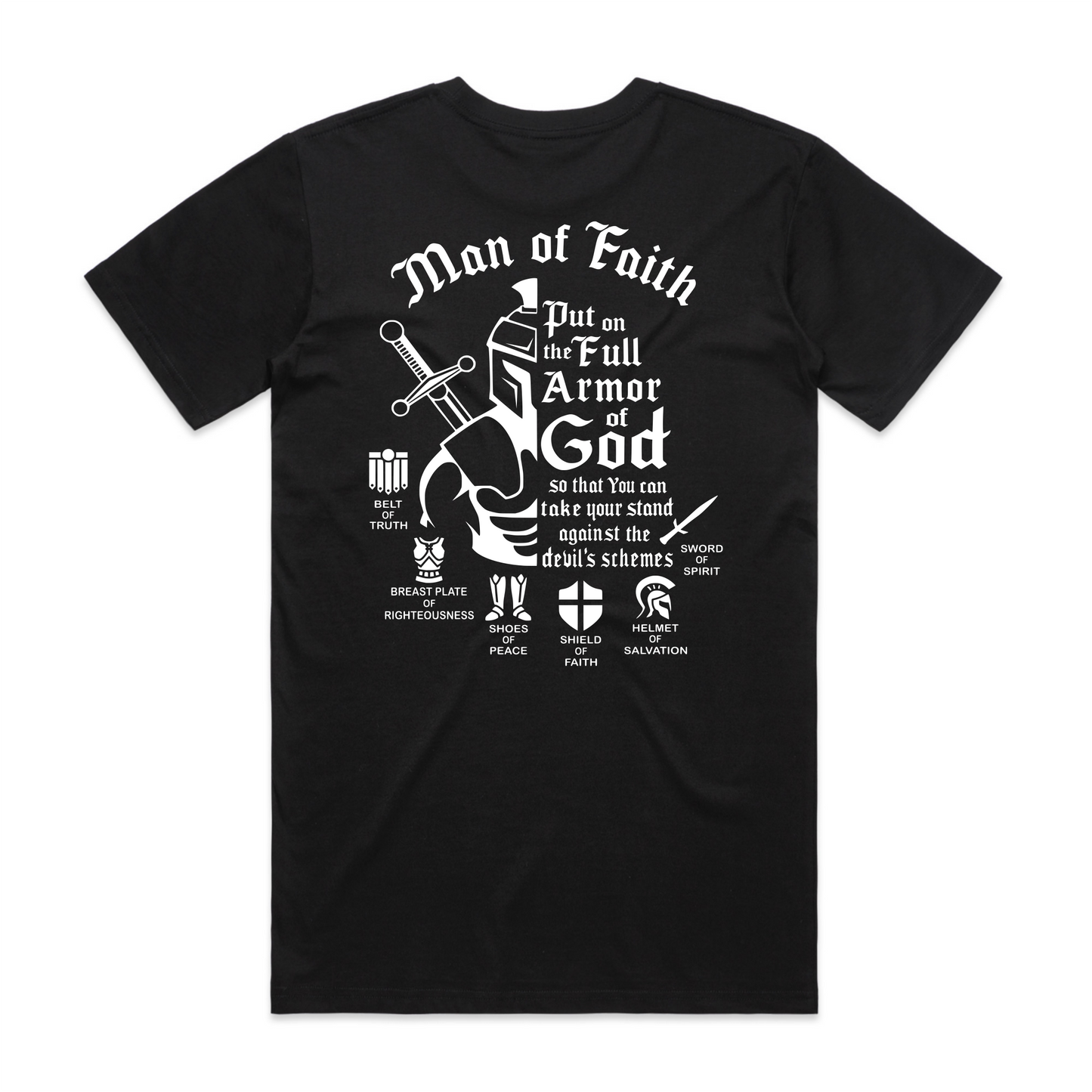 Armour of God Back Print (Men's T-shirt)