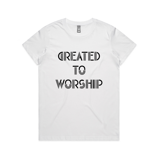 Created to worship (Women's T-Shirt)