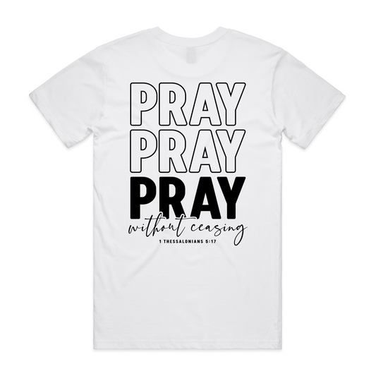Pray (Men's T-Shirt) BACK