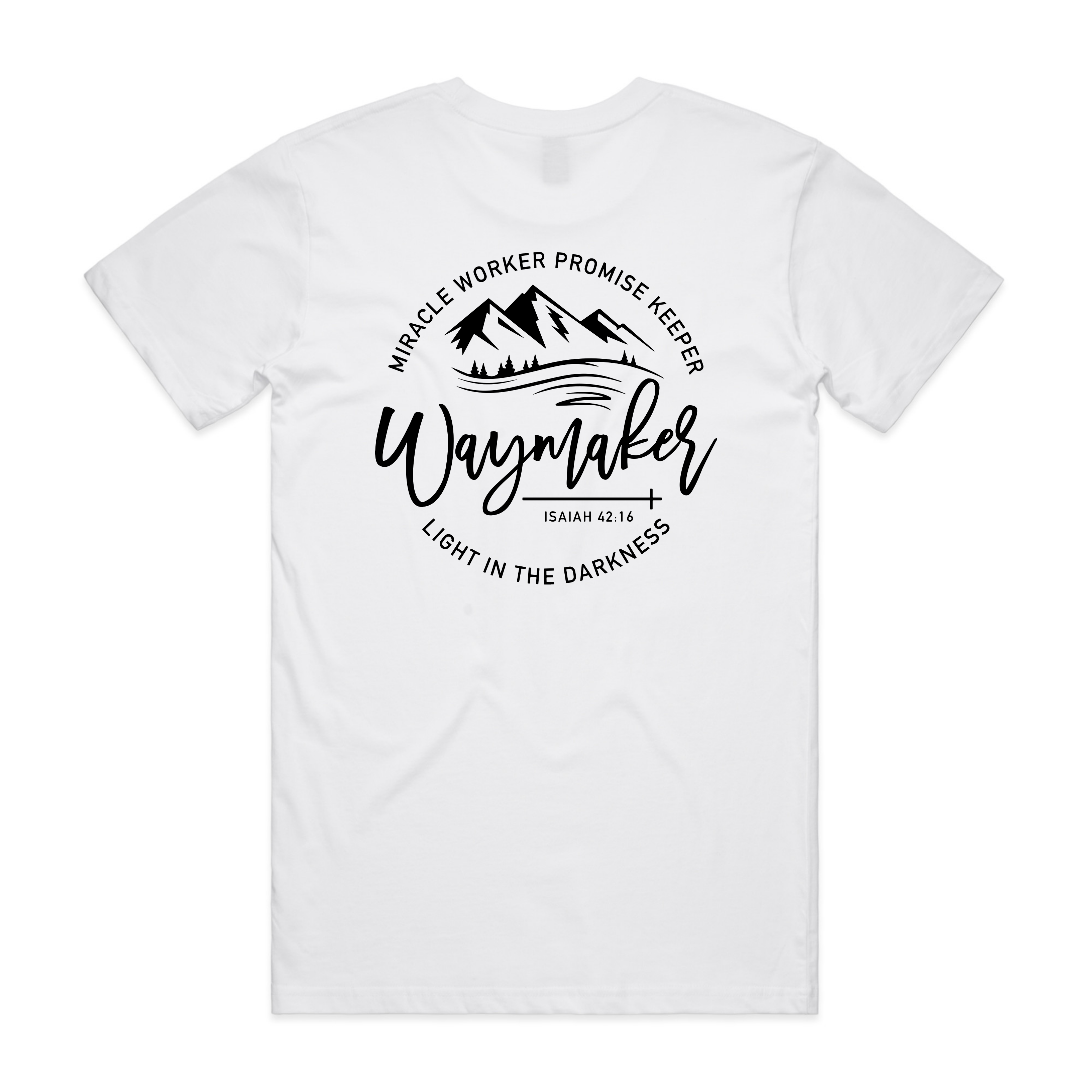 Waymaker BACK Print (Men's T-Shirt) – Eleison Co
