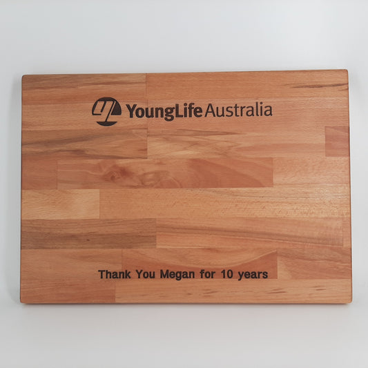 Engraved Wooden Serving Board (Large 30cm x 42cm)